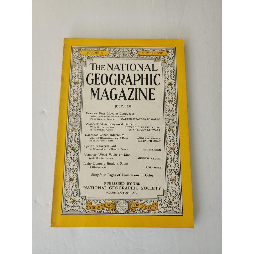 National Geographic Magazine July 1951